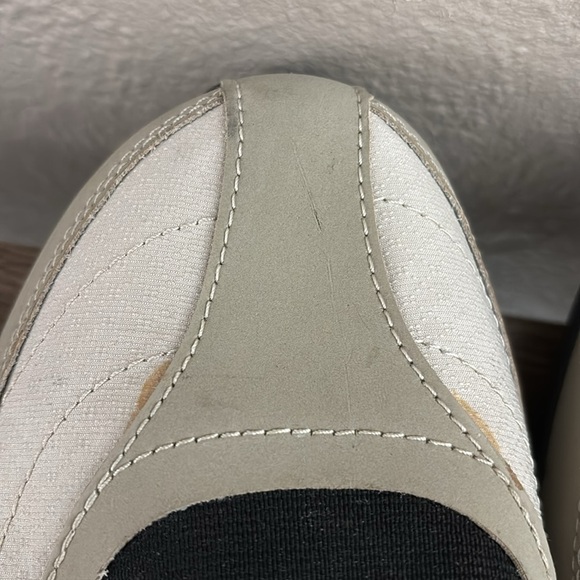 Women's Lands' End Terrain Ballet Rubber Sole Slip On Shoes 9 Field Khaki - Picture 8 of 12